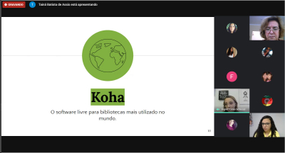 Palestra com pesquisadoras do Ibict apresentou ações com o software Koha