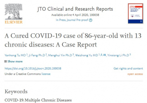 Diretório de Fontes sobre o Coronavírus: Confira artigo curioso sobre a recuperação de um idoso na China
