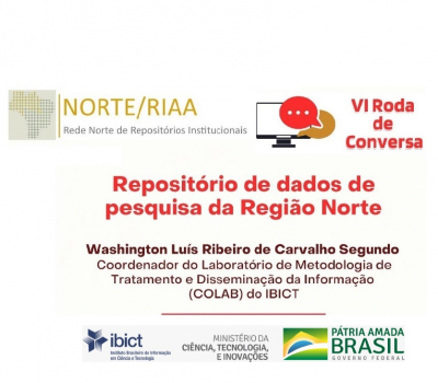 Confira a palestra &quot;Repositórios de Dados de Pesquisa da Região Norte&quot;