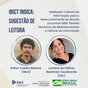 Sugestão de leitura - Mediação cultural da informação para o reencantamento do mundo