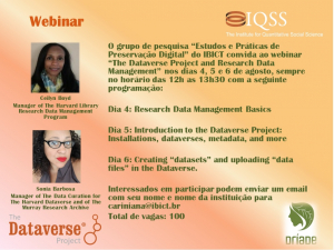 Webinar gratuito sobre o uso do Dataverse acontece nos dias 4 a 6 de agosto