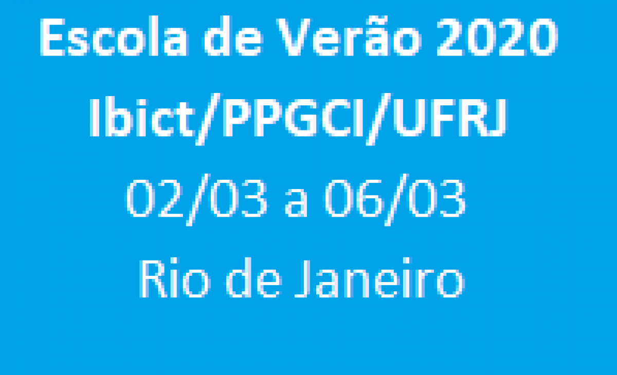 Escola de Verão 2020 do PPGCI abre inscrição para sete cursos gratuitos