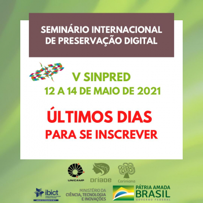 V SINPRED recebe mais de 900 inscrições de 7 países: saiba como participar