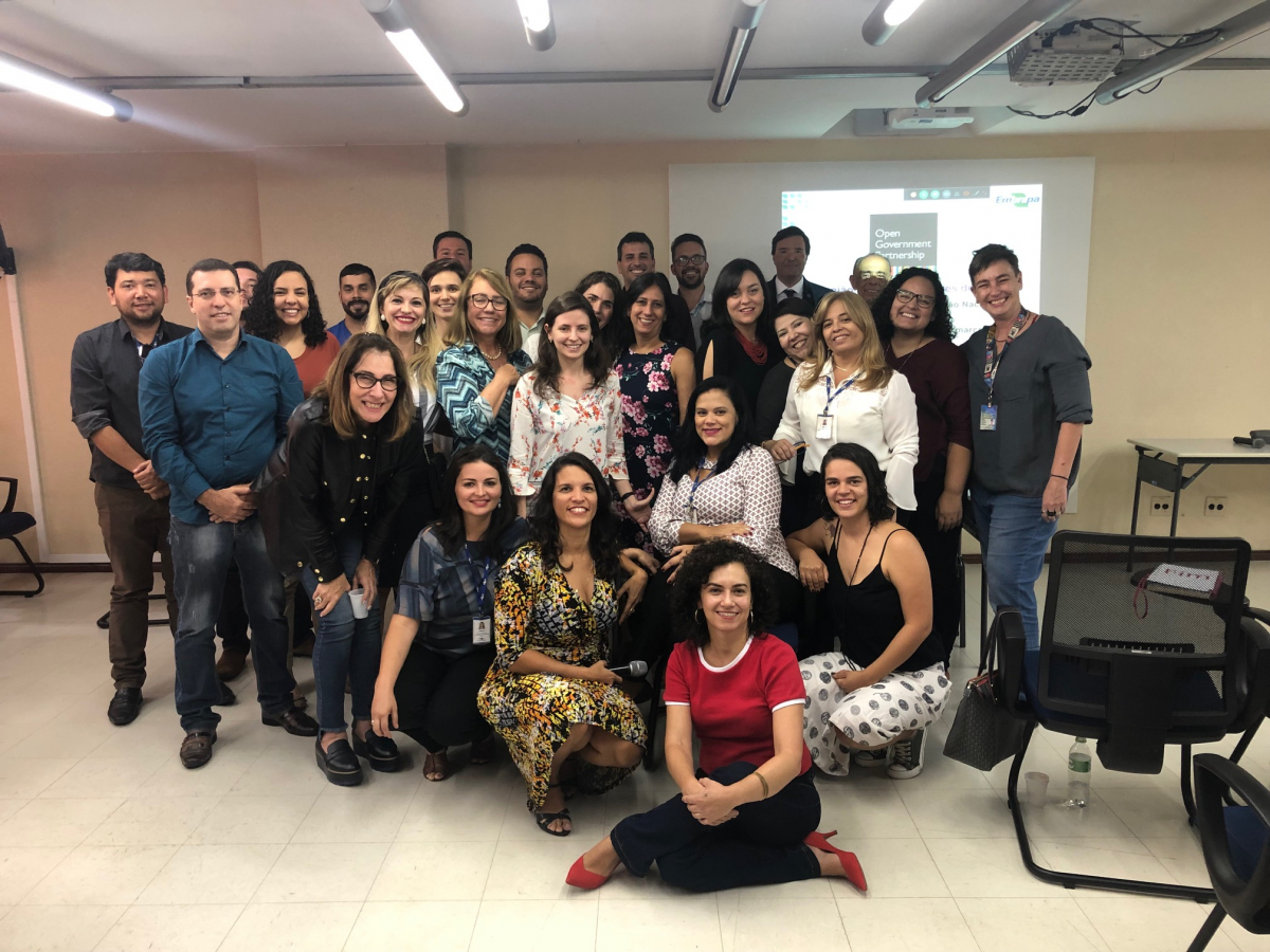 representantes das instituições parceiras participam do encontro no IBICT