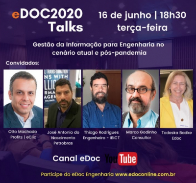 eDoc Talks | Gestão da Informação no cenário atual e pós-pandemia