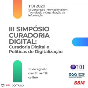 TOI 2020 Online: Miguel Arellano vai realizar palestra sobre preservação digital no III Simpósio de Curadoria Digital e Políticas de Digitalização