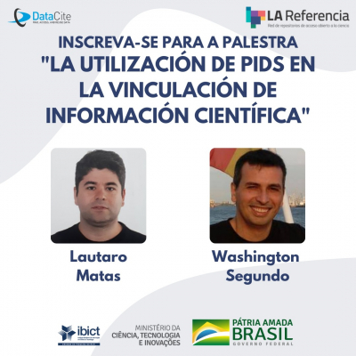 Inscreva-se para o primeiro webinar regional da América Latina sobre identificadores persistentes